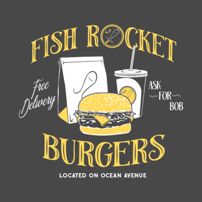 Fish Rocket Burgers Tapestry Official Bob's Burgers Merch