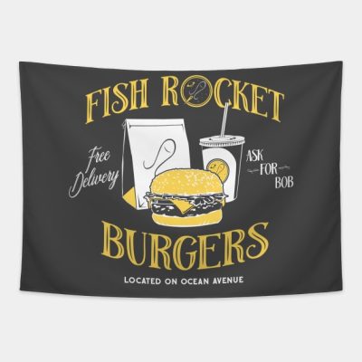 Fish Rocket Burgers Tapestry Official Bob's Burgers Merch