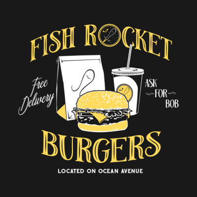 Fish Rocket Burgers Tank Top Official Bob's Burgers Merch