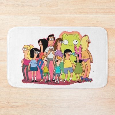 Bobby And His Family Bath Mat Official Bob's Burgers Merch