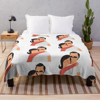 Copy Of You’Re The Bob To My Linda Throw Blanket Official Bob's Burgers Merch