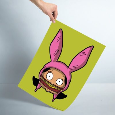 Anime B Burgers Poster Custom Satin Poster Print cloth fabric wall poster print Silk Fabric Print 11 - Bob's Burgers Store