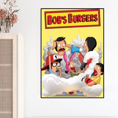 Cartoon B Bobs B Burgers Cool POSTER Prints Wall Painting Bedroom Living Room Decoration Home 1 - Bob's Burgers Store