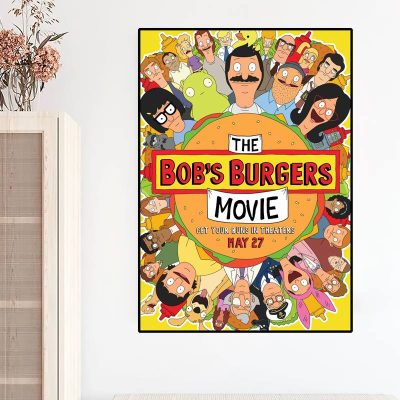 Cartoon B Bobs B Burgers Cool POSTER Prints Wall Painting Bedroom Living Room Decoration Home 8 - Bob's Burgers Store